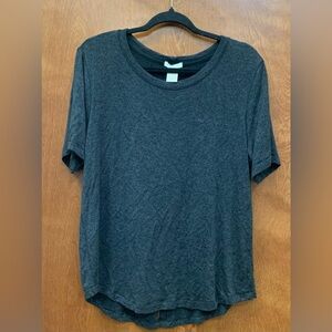 5 for $20 Matty M top short sleeve charcoal gray size large